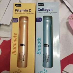 Vitamin C and Collagen Serum Under Eye Roller Set